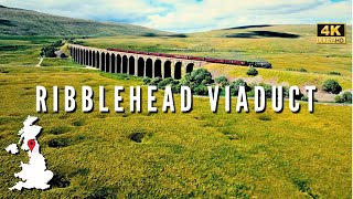 Discover Ribblehead Viaduct in 4K, Epic Aerial Drone Footage Showcasing Iconic Victorian Engineering