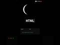 Moon Animation in html css #mrcodding