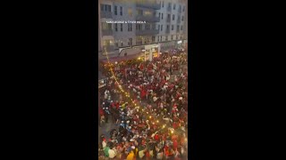 Police break up large crowd in Cincinnati; The Banks closed for the night