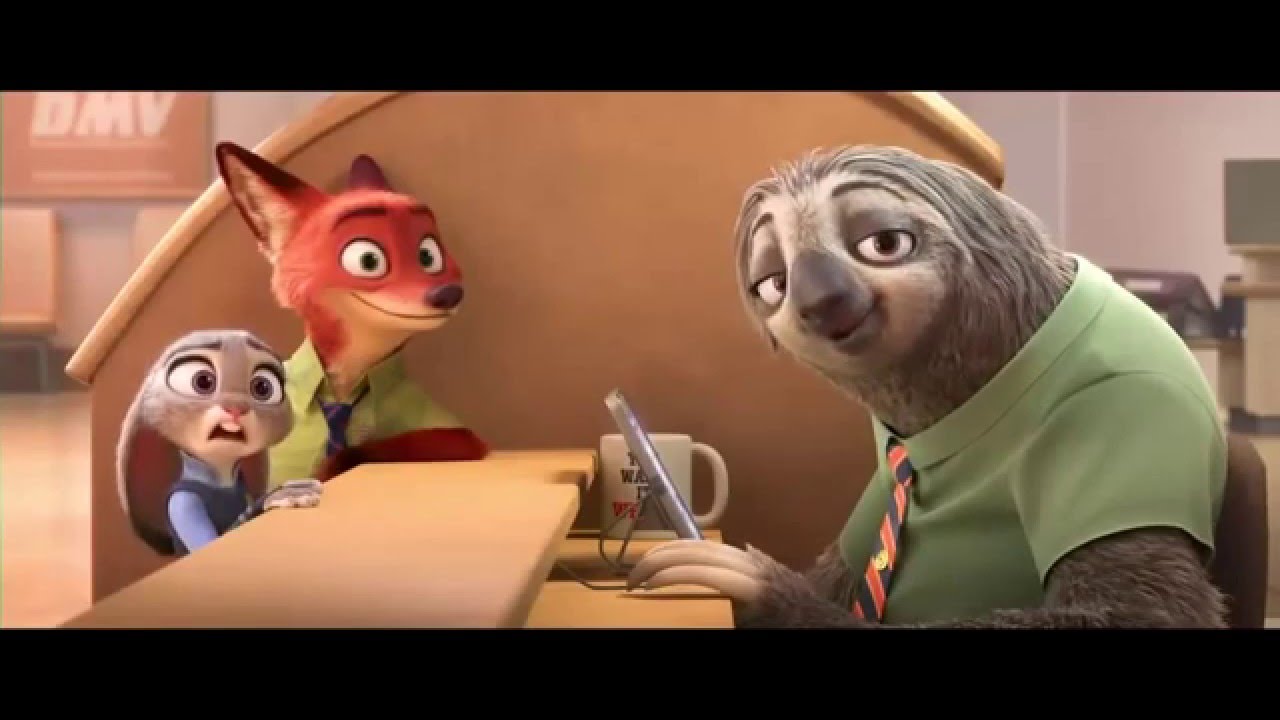 Zootopia Official Sloth Trailer 1 2016 Disney Animated Movie HD 720 1 ...