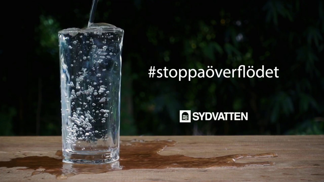 Sydvatten #stoppaöverflödet - Spara Vatten - YouTube