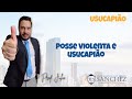 Posse Violenta e usucapião - Prof. Júlio Cesar Sanchez