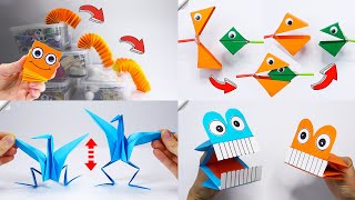 4 Craft ideas with paper | 4 DIY paper crafts | Paper toys