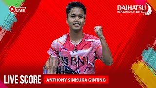 🔴 LIVE SCORE: Anthony Ginting vs Shi Yuqi (China) | INDONESIA MASTERS 2023
