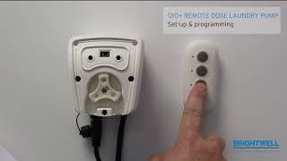 Q10+Laundry dosing pump - Setting up the system