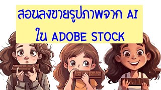 รายได้เสริมขายรูปภาพจาก AI ใน Adobe stock