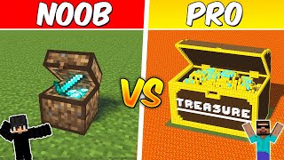 NOOB vs PRO: Find The TREASURE Challenge in Minecraft