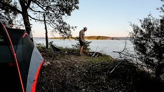 ISLAND CAMPING | Lake Ouachita Arkansas