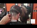 بڕینی قژ بە مۆدێلی کاری سویدی کورت short chin length micro bob hair cut