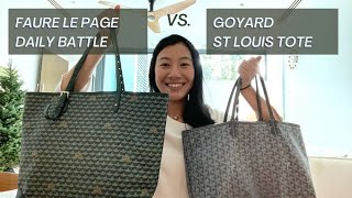 GOYARD ST LOUIS TOTE VS FAURE LE PAGE DAILY BATTLE