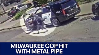 Milwaukee cop hit with pipe, no prison for man accused | FOX6 News Milwaukee