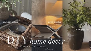 DIY Home Decor || 4 Budget Friendly DIYs || Designer Dupes