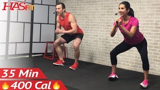 35 Min At Home Butt and Thigh Workout No Equipment - Leg Workout for Women & Men
