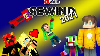 2021 Rewind - (Jelly Slogo Crainer Preston Unspeakable Brianna Keeley DanTDM) Minecraft Animation!