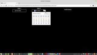 Number of Days Between Two Dates | Javascript Application