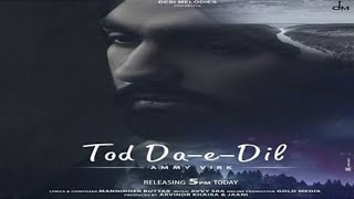 Tod Da-e-Dil (Official Video Song) | Ammy Virk ft. Maninder Buttar | New Latest Panjabi Song 2020