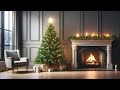 24 7 cozy christmas crackling fireplace w holiday music peaceful ambience instrumental songs relax