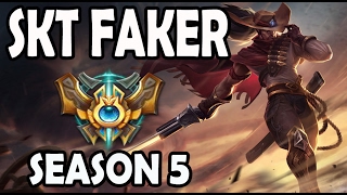 SKT T1 Faker Yasuo vs Ezreal AP MID Ranked Challenger Korea