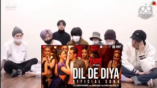 Dil De Diya - Radhe | BTS reaction l bollywood new song l Salman Khan, Jacqueline Fernandez