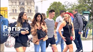 Paris France, Walking tour - September 2022 - 4K HDR 60 fps