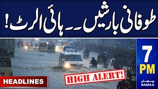 Samaa News Headlines 07 PM | Heavy Rain Across Pakistan | 1st March 2024 | SAMAA TV