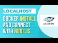 Having Cassandra installed locally with docker and connecting with node.js using your own windows
