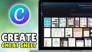 How To Create A Cheat Sheet On Canva (2026) - Make A Cheat Sheet/Micro Cheat In Canva