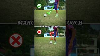 How to do MARCELO FIRST TOUCH ⚽️.#football #footballskills #soccer #marcelo #shorts