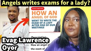 Lawrence Oyor troubling teaching on angels writing exams