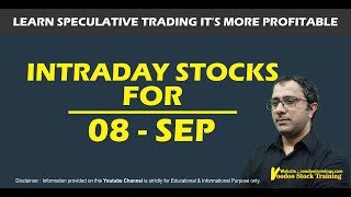 Best Intraday Stock For Tomorrow - 08 Sep || Intraday Trading Tips || Daily Price action Learning