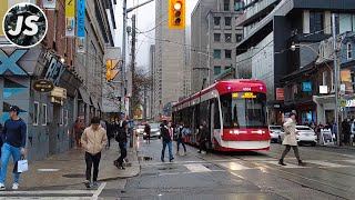 Last Call for the 501 Streetcar on Queen Downtown | Toronto Walk