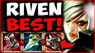 MY FAVORITE RIVEN MYTHIC BUILD FOR SEASON 11 (TRY THIS) - S11 RIVEN GAMEPLAY (Season 11 Riven Guide)