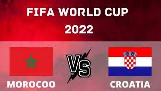 🇲🇦v🇭🇷 Morocco - Croatia ! #live #fifaworldcup #morocco #croatia #qatar2022 #efootball