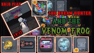 Haunted dorm game play || 1 MILLION COINS😱 || LV.12 dream hunter and venom frog || solo play #games