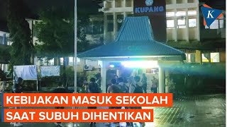 Pj Gubernur NTT Hentikan Kebijakan Masuk Sekolah Pukul 05.30 Pagi