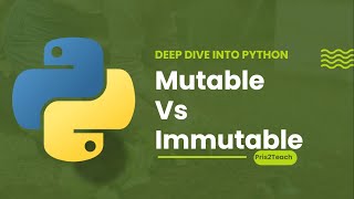 Python Mutable vs Immutable Objects in Tamil | 39 DDP