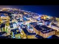 Calella by night, Catalonia, Spain