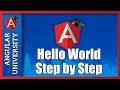 💥 Angular Tutorial For Beginners - Hello World  Step By Step - Build Your First App