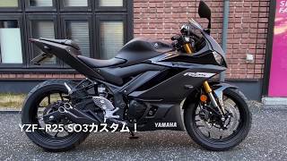 YZF−R25 SO3カスタム　PRUNUS SOマフラー装着（排気音アリ）