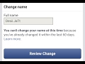 How to change your Facebook Name without waiting 60 days?  facebook name 60 days limit  trick