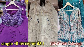 Charu Design💖आए हैं आज फिर से कुछ नया और सस्ता लेके🥰 LATEST CAPE SHRUG, CROP TOP LEHENGA,INDO FUSION