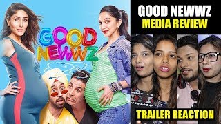 Good Newwz Trailer को लेकर Media से प्रतिक्रिया | Akshay, Kareena, Diljit, Kiara | Raj Mehta