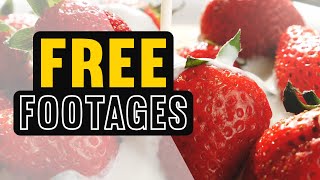 Free HD Stock Footage of Fresh Strawberries with Yogurt