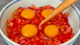 西紅柿加雞蛋沒想到這麼好吃，孩子三天兩頭點名要吃，營養解饞