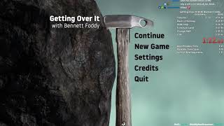 Getting over it speed run world record/I GIVE UP... / Getting Over It /KRATOS TERROR_YT
