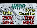 Why different VOLTAGE in different COUNTRIES?_Tamil, Why in India 230v,50hz, some country 120v,60hz?