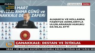 Erdoğan: Bu sistemin yeni Çanakkale Zaferlerinin yolunu açacağını biliyorlar