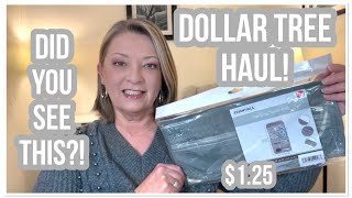 DOLLAR TREE HAUL | Did You See This?! | WOW | $1.25 | LOVE DT😁 #haul #dollartree #dollartreehaul