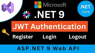 Complete JWT Authentication in ASP.NET Core 9 Web API | Register, Login, Logout | Urdu/Hindi | 2024