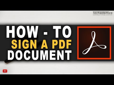 How To Sign PDF Document With Digital Signature - (Tutorial)